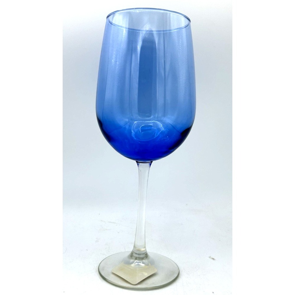 Libbey Glass Company Vina Blue Wine 18.5 oz 547 mL